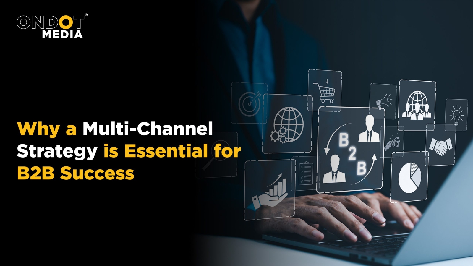 Multi-channel B2B marketing strategy connecting social media, email, content, SEO, PPC, and events