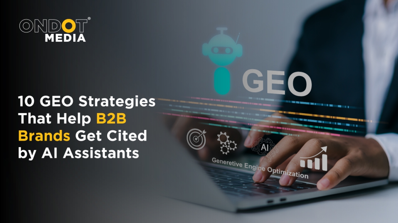 B2B marketing and demand generation agency using GEO strategies to help brands get cited by AI assistants