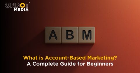 Account-Based Marketing (ABM) concept illustrating a beginner's guide to targeting high-value B2B accounts with personalised marketing strategies.
